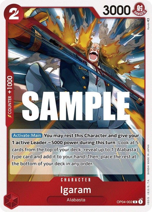 Image for Igaram (OP04-002) (Kingdoms of Intrigue) - One Piece Card Game