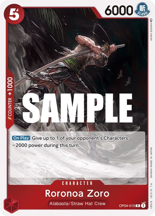 Image for Roronoa Zoro (OP04-015) (Kingdoms of Intrigue) - One Piece Card Game