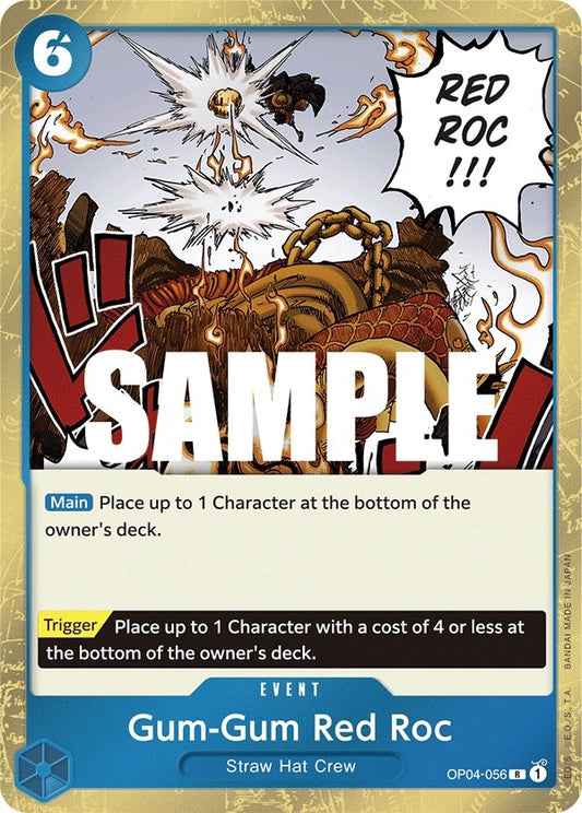 Image for Gum-Gum Red Roc (OP04-056) (Kingdoms of Intrigue) - One Piece Card Game