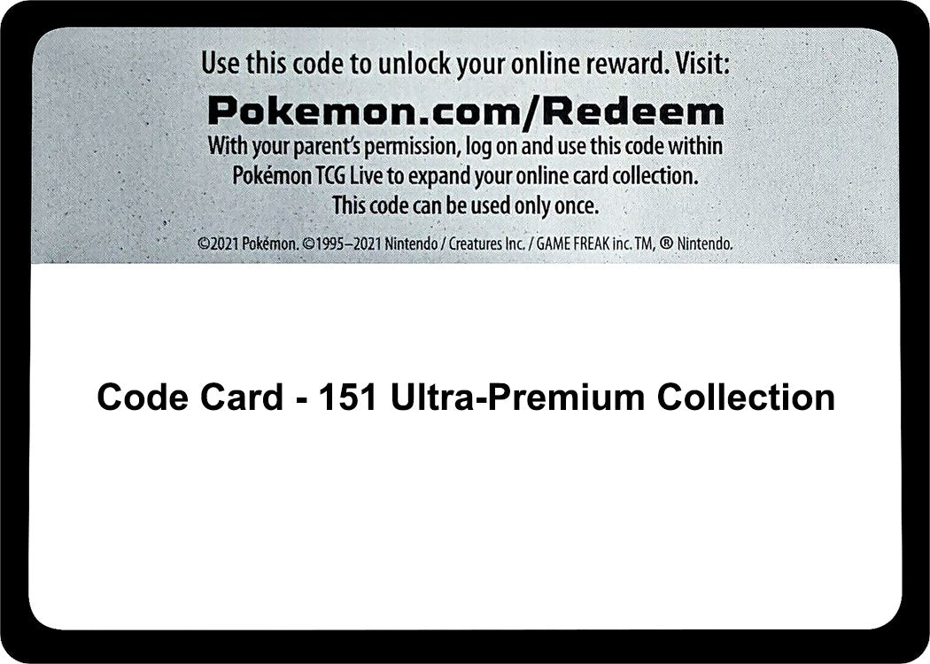 Image for Code Card - 151 Ultra-Premium Collection (SV: Scarlet & Violet 151) - Pokemon