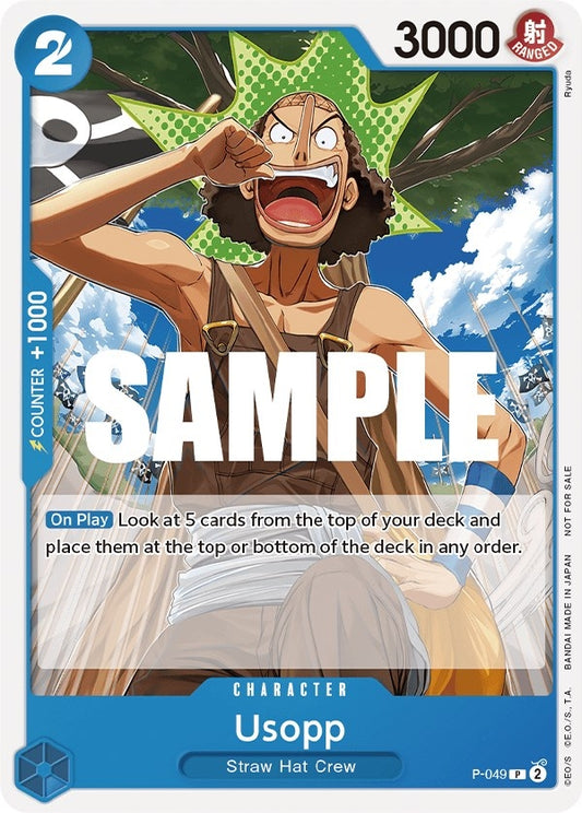 Image for Usopp (Sealed Battle Kit Vol. 1) (P-049) (One Piece Promotion Cards) - One Piece Card Game