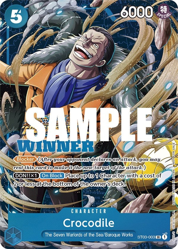 Image for Crocodile (Winner Pack Vol. 5) (ST03-003) (One Piece Promotion Cards) - One Piece Card Game