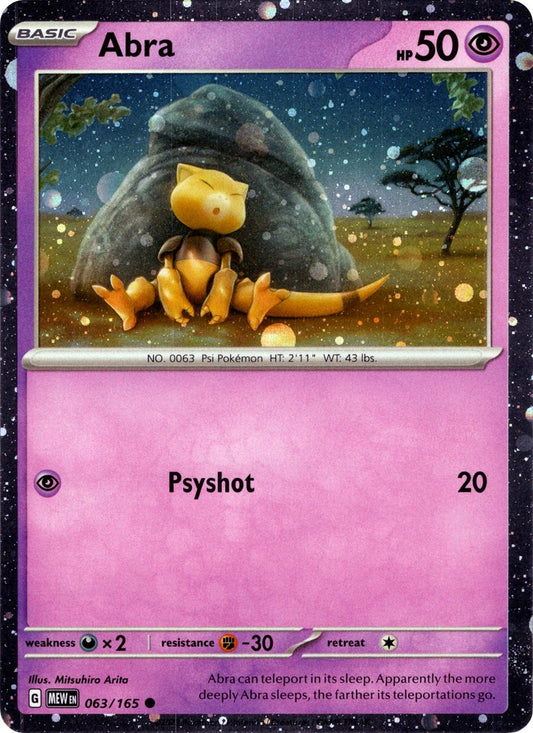 Image for Abra - 063/165 (Cosmos Holo) (063/165) (Miscellaneous Cards & Products) - Pokemon