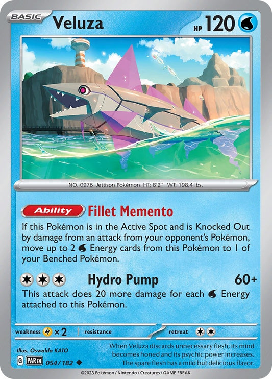 Image for Veluza (054/182) (SV04: Paradox Rift) - Pokemon