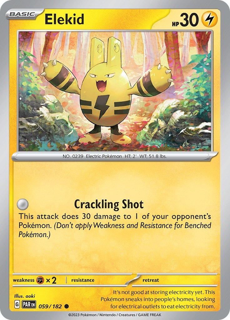 Image for Elekid (059/182) (SV04: Paradox Rift) - Pokemon
