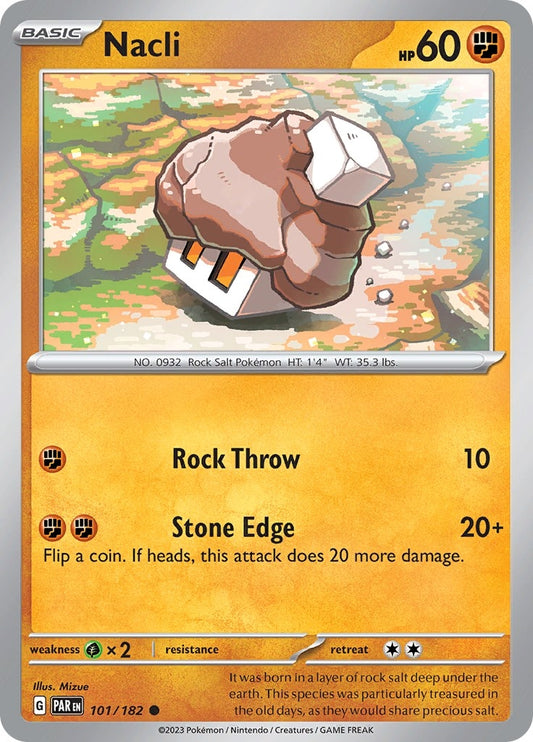 Image for Nacli (101/182) (SV04: Paradox Rift) - Pokemon