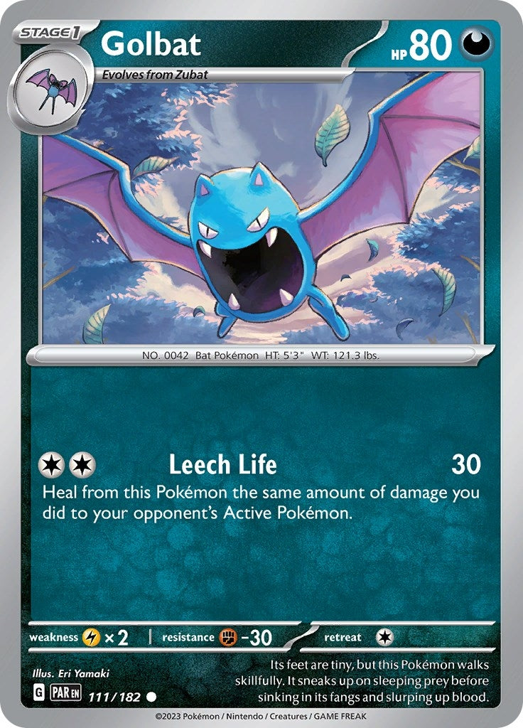 Image for Golbat (111/182) (SV04: Paradox Rift) - Pokemon