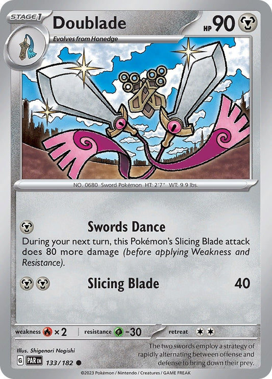 Image for Doublade (133/182) (SV04: Paradox Rift) - Pokemon