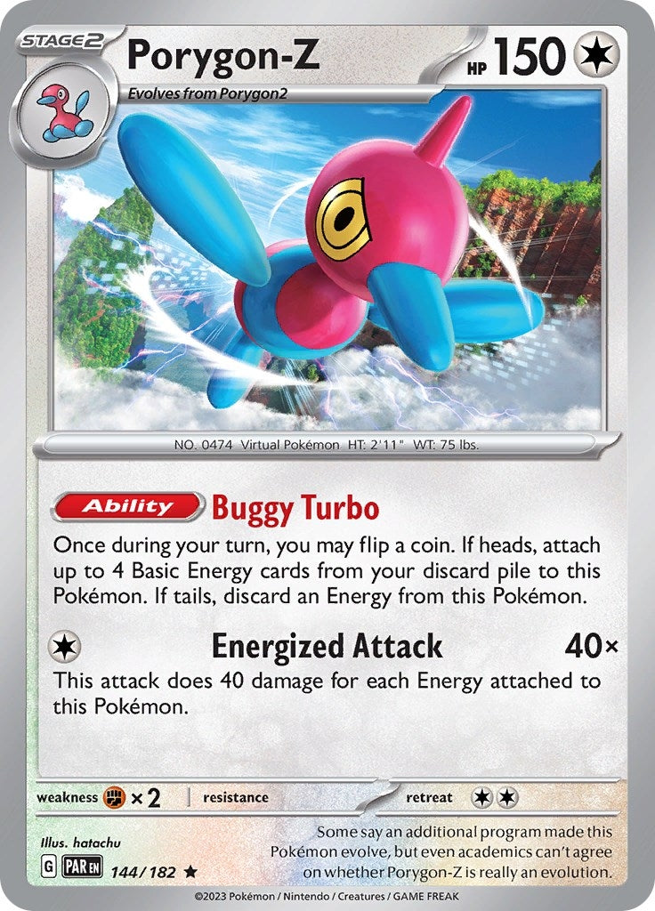 Image for Porygon-Z (144/182) (SV04: Paradox Rift) - Pokemon