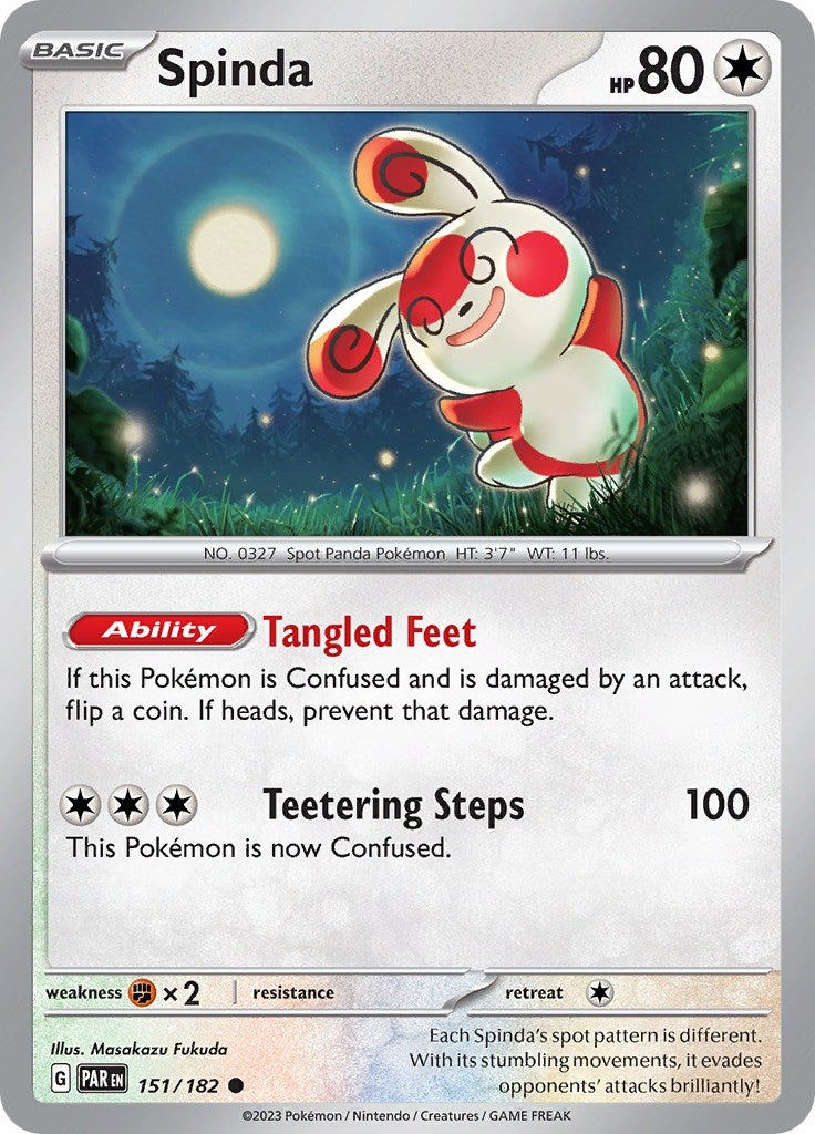 Image for Spinda (151/182) (SV04: Paradox Rift) - Pokemon