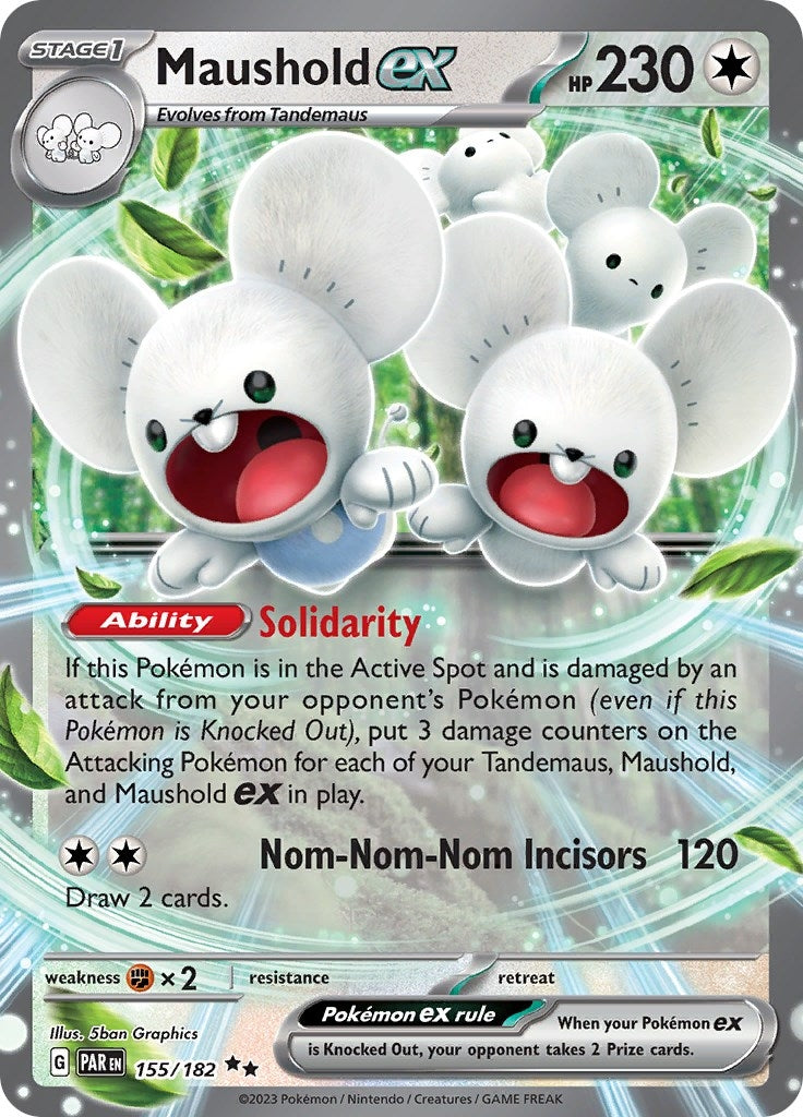 Image for Maushold ex (155/182) (SV04: Paradox Rift) - Pokemon