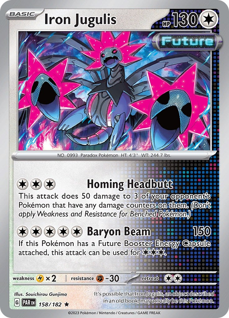 Image for Iron Jugulis (158/182) (SV04: Paradox Rift) - Pokemon