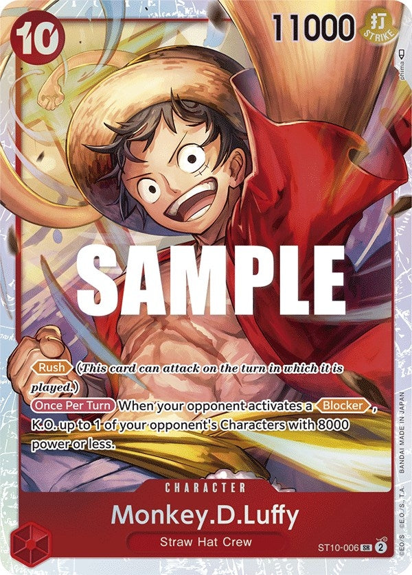 Image for Monkey.D.Luffy (006) (ST10-006) (Ultra Deck: The Three Captains) - One Piece Card Game