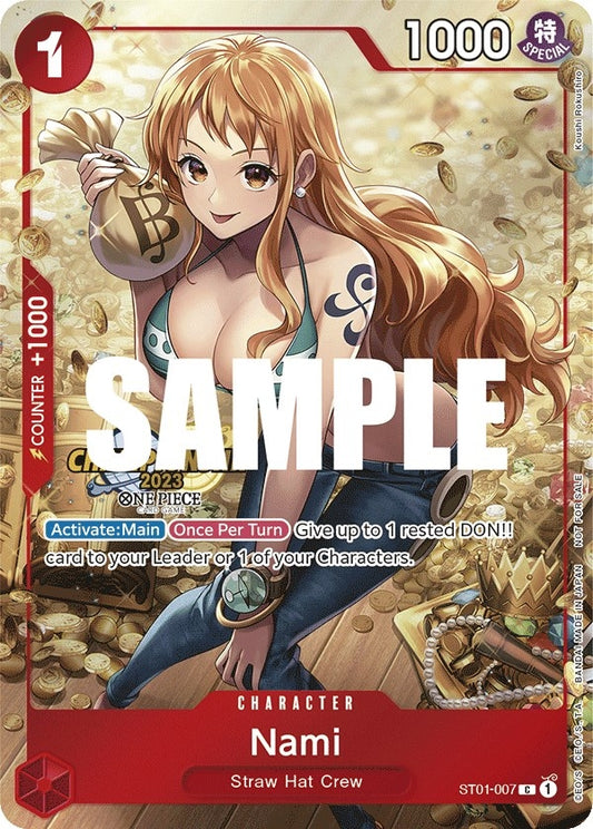 Image for Nami (CS 2023 Celebration Pack) (ST01-007) (One Piece Promotion Cards) - One Piece Card Game