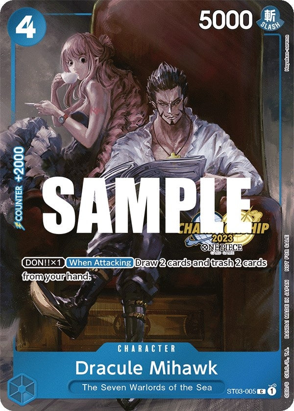 Image for Dracule Mihawk (CS 2023 Celebration Pack) (ST03-005) (One Piece Promotion Cards) - One Piece Card Game