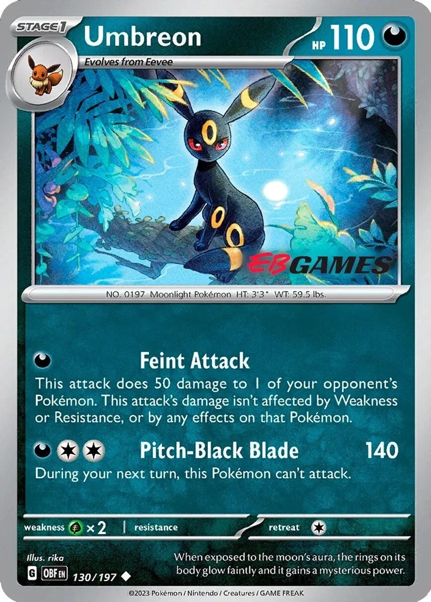 Image for Umbreon - 130/197 (EBGames Exclusive) (130/197) (Miscellaneous Cards & Products) - Pokemon