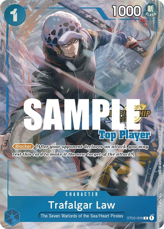 Image for Trafalgar Law (CS 2023 Top Players Pack) (ST03-008) (One Piece Promotion Cards) - One Piece Card Game