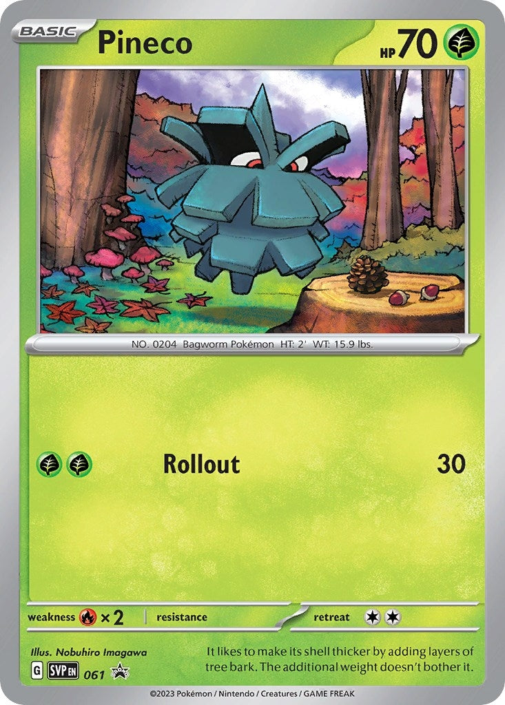 Image for Pineco - 061 (061) (SV: Scarlet & Violet Promo Cards) - Pokemon