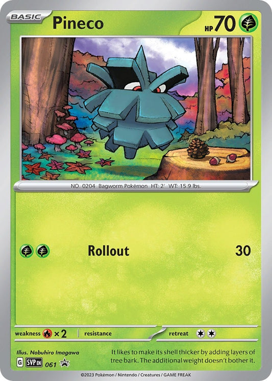 Image for Pineco - 061 (061) (SV: Scarlet & Violet Promo Cards) - Pokemon