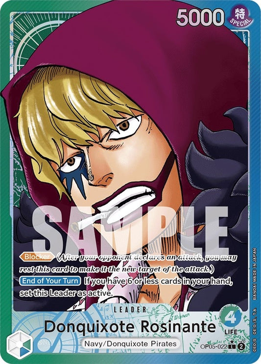 Image for Donquixote Rosinante (022) (Alternate Art) (OP05-022) (Awakening of the New Era) - One Piece Card Game