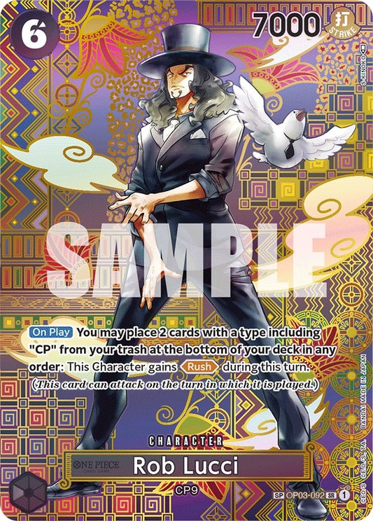 Image for Rob Lucci (092) (SP) (OP03-092) (Awakening of the New Era) - One Piece Card Game