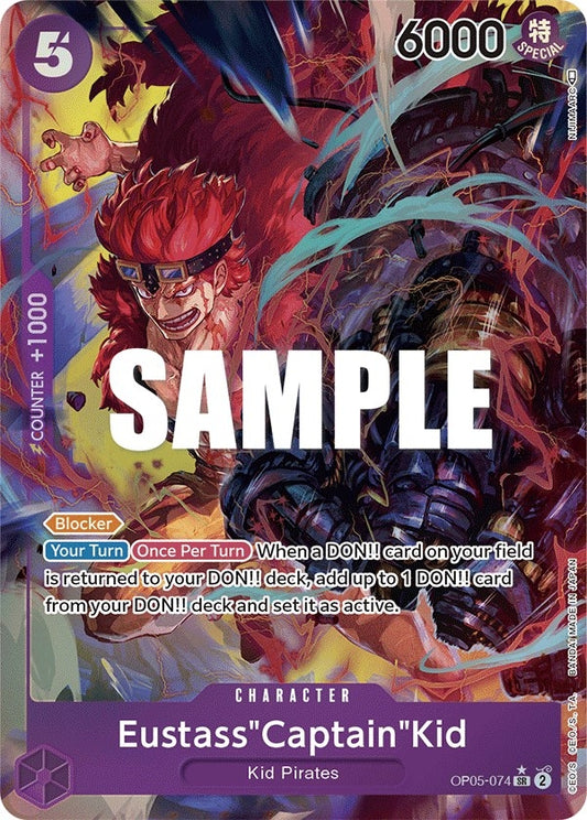 Image for Eustass"Captain"Kid (Alternate Art) (OP05-074) (Awakening of the New Era) - One Piece Card Game