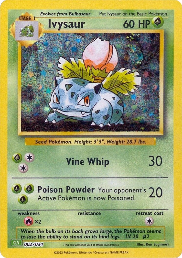 Image for Ivysaur (002/034) (Trading Card Game Classic) - Pokemon