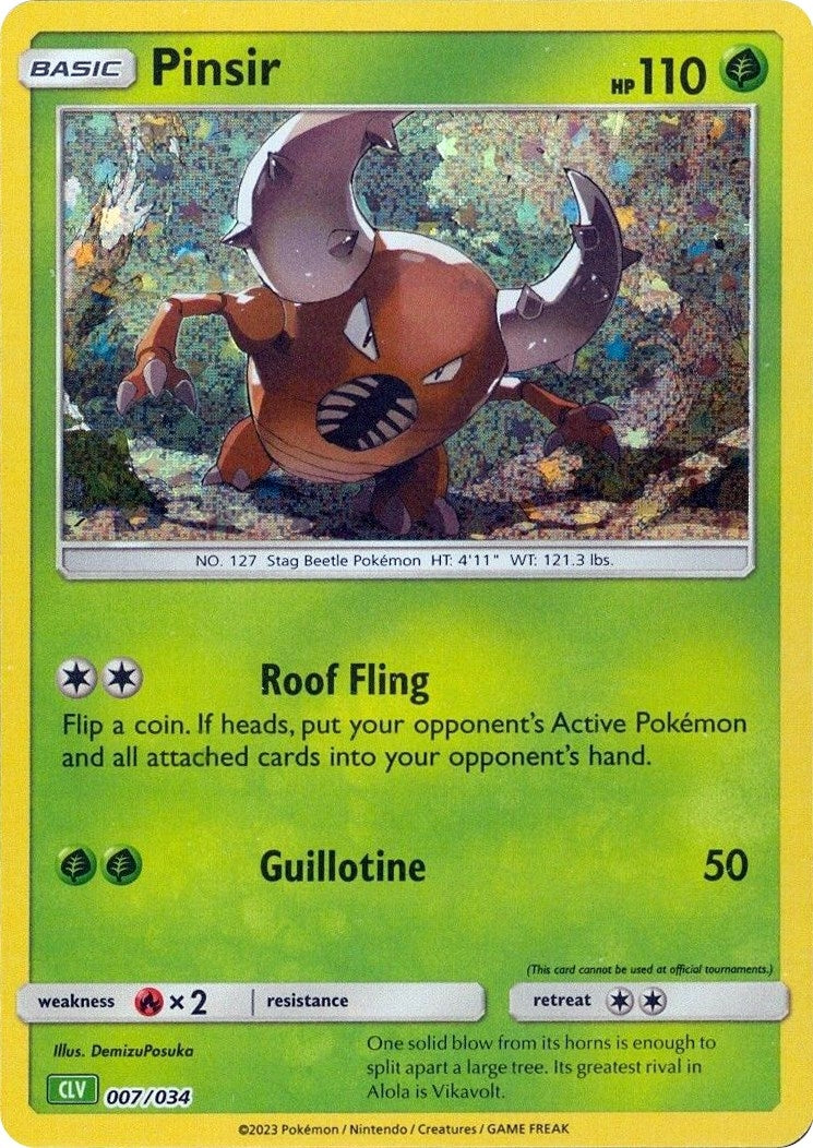 Image for Pinsir (007/034) (Trading Card Game Classic) - Pokemon