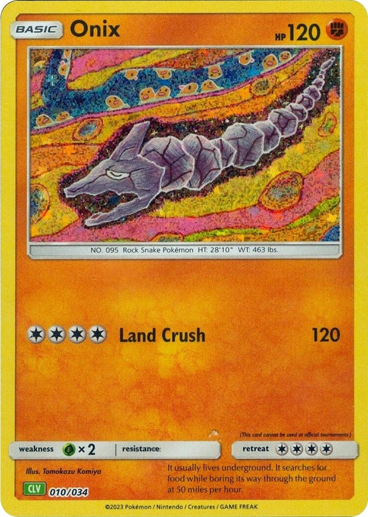 Image for Onix (010/034) (Trading Card Game Classic) - Pokemon