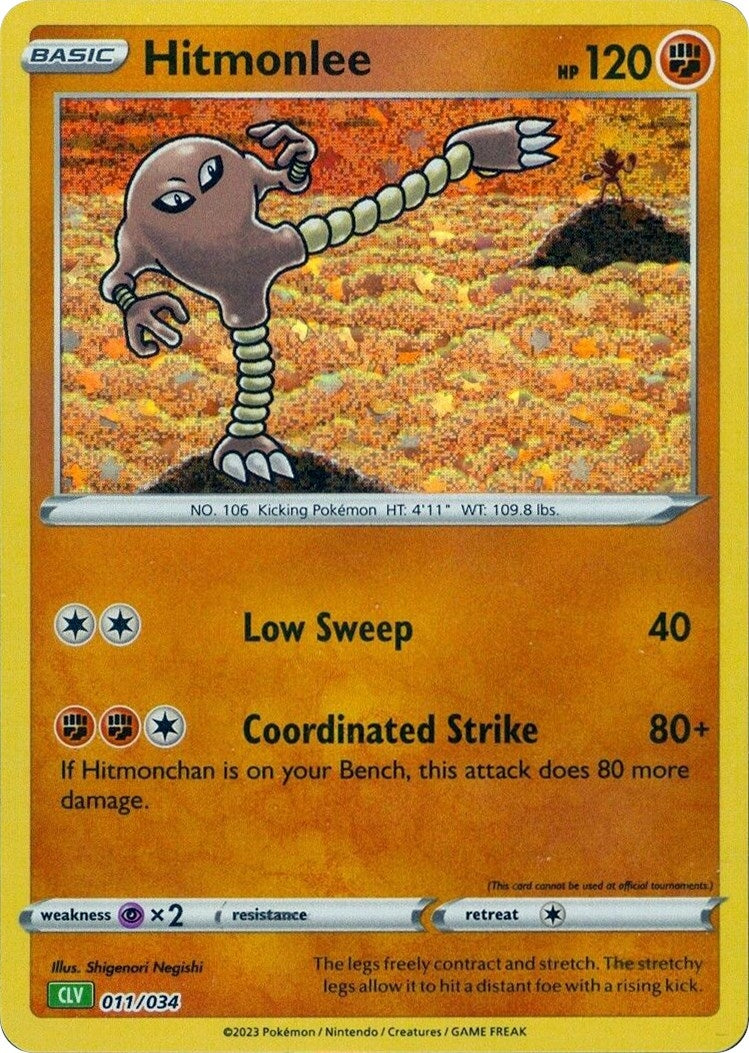 Image for Hitmonlee (011/034) (Trading Card Game Classic) - Pokemon