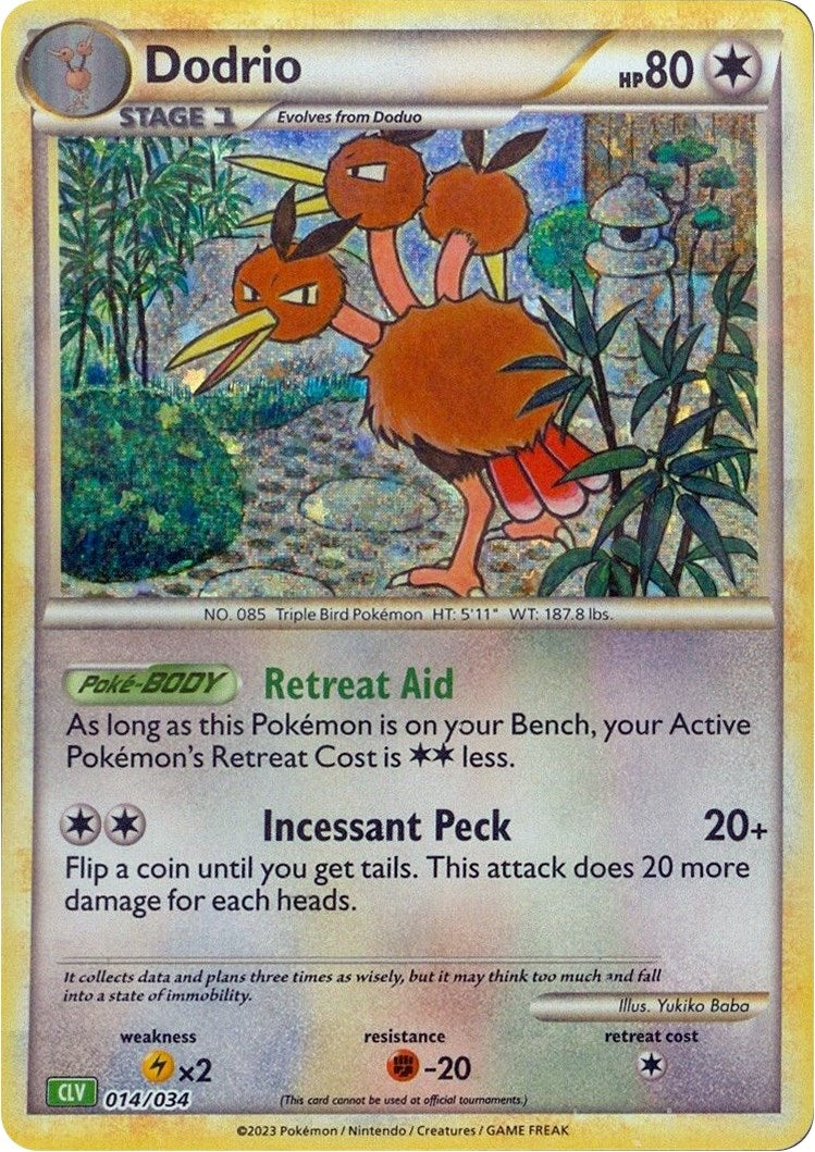 Image for Dodrio (014/034) (Trading Card Game Classic) - Pokemon
