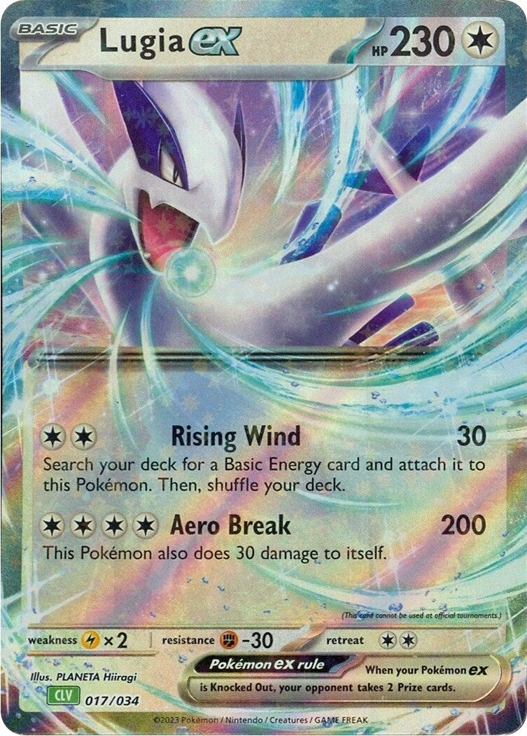 Image for Lugia ex (017/034) (Trading Card Game Classic) - Pokemon