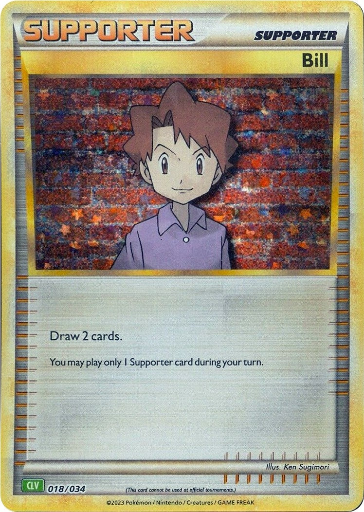 Image for Bill (CLV) (018/034) (Trading Card Game Classic) - Pokemon