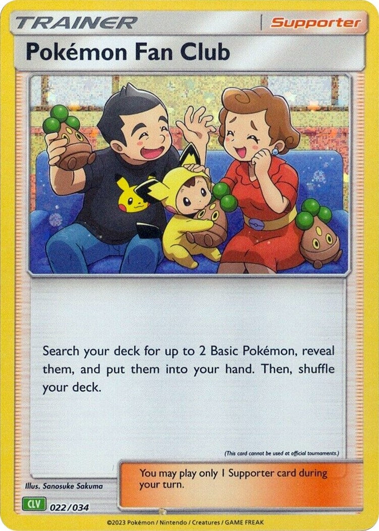 Image for Pokemon Fan Club (CLV) (022/034) (Trading Card Game Classic) - Pokemon