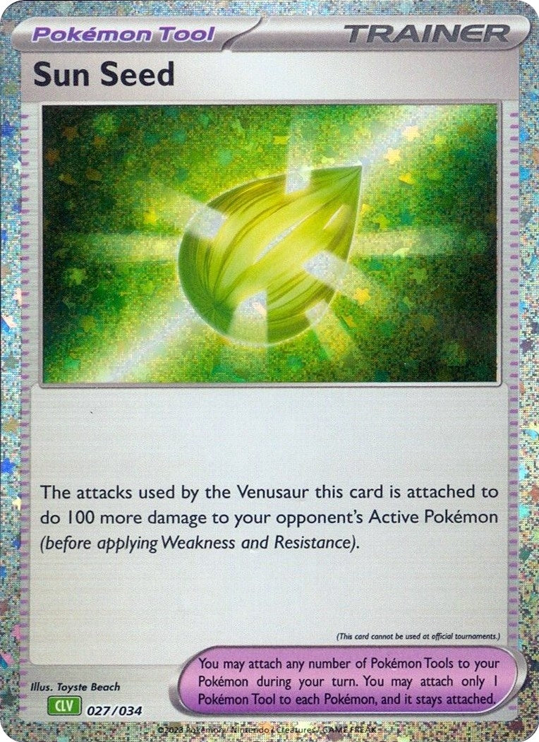 Image for Sun Seed (027/034) (Trading Card Game Classic) - Pokemon
