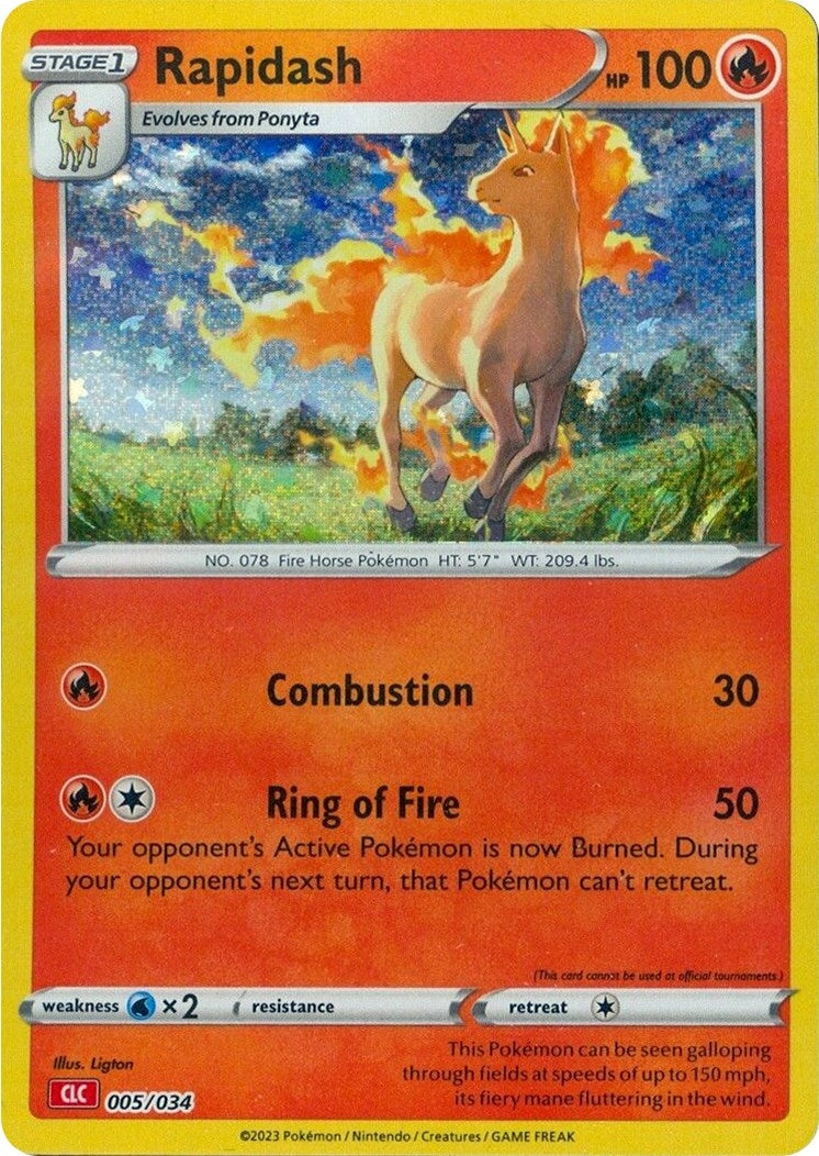 Image for Rapidash (005/034) (Trading Card Game Classic) - Pokemon