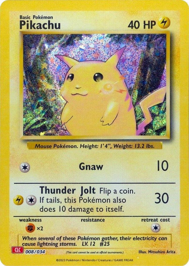 Image for Pikachu (008/034) (Trading Card Game Classic) - Pokemon