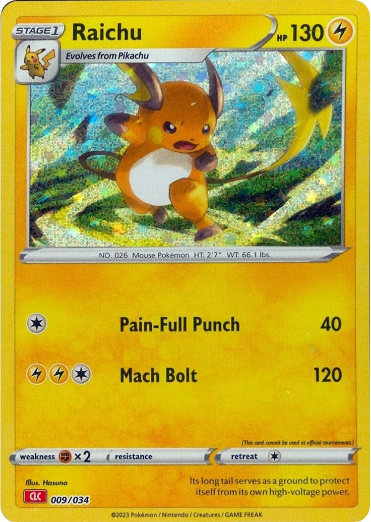 Image for Raichu (009/034) (Trading Card Game Classic) - Pokemon