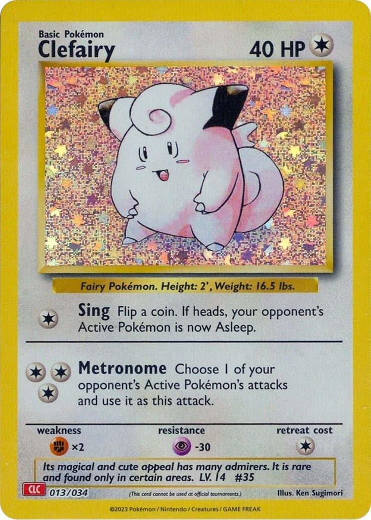 Image for Clefairy (013/034) (Trading Card Game Classic) - Pokemon