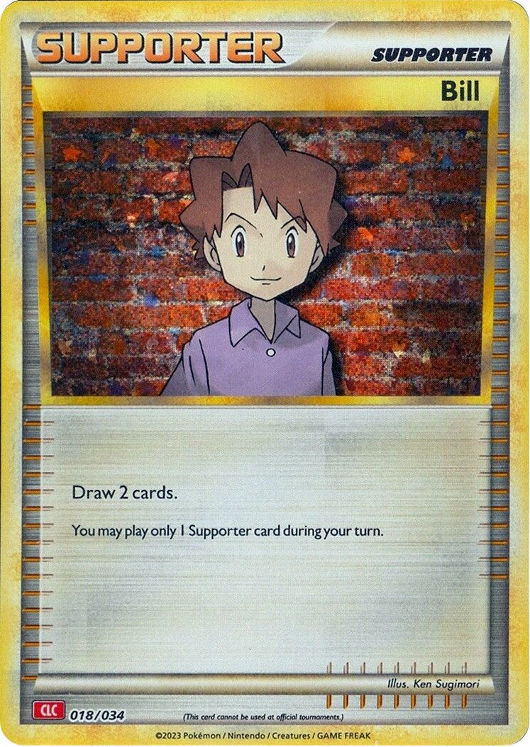 Image for Bill (CLC) (018/034) (Trading Card Game Classic) - Pokemon
