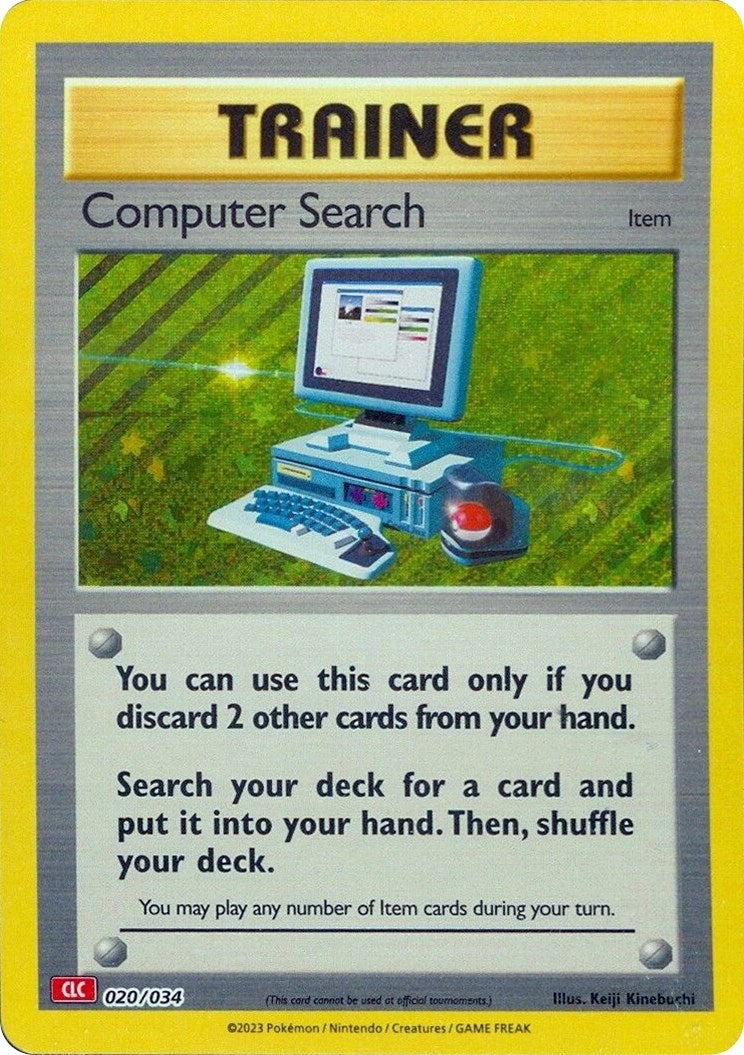 Image for Computer Search (CLC) (020/034) (Trading Card Game Classic) - Pokemon