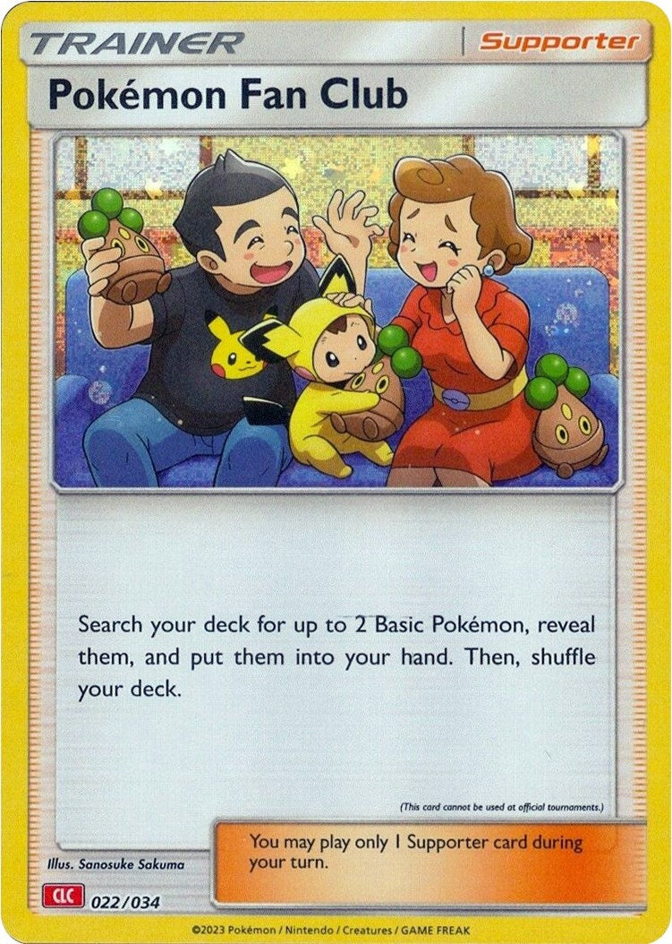 Image for Pokemon Fan Club (CLC) (022/034) (Trading Card Game Classic) - Pokemon