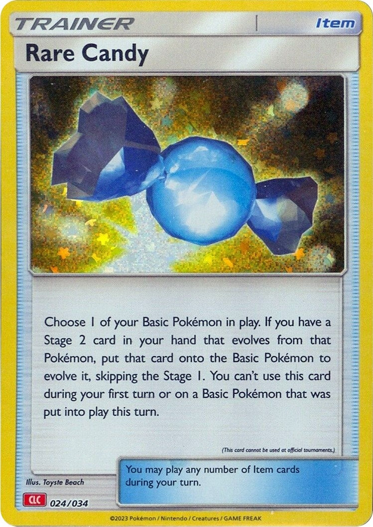 Image for Rare Candy (CLC) (024/034) (Trading Card Game Classic) - Pokemon