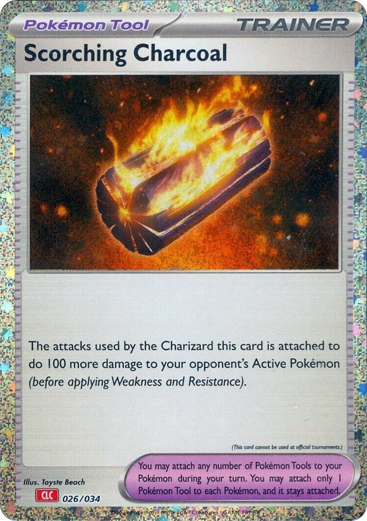 Image for Scorching Charcoal (026/034) (Trading Card Game Classic) - Pokemon