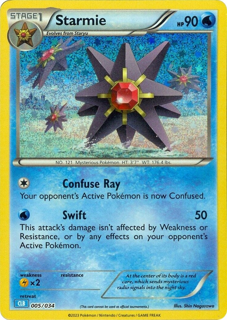 Image for Starmie (005/034) (Trading Card Game Classic) - Pokemon