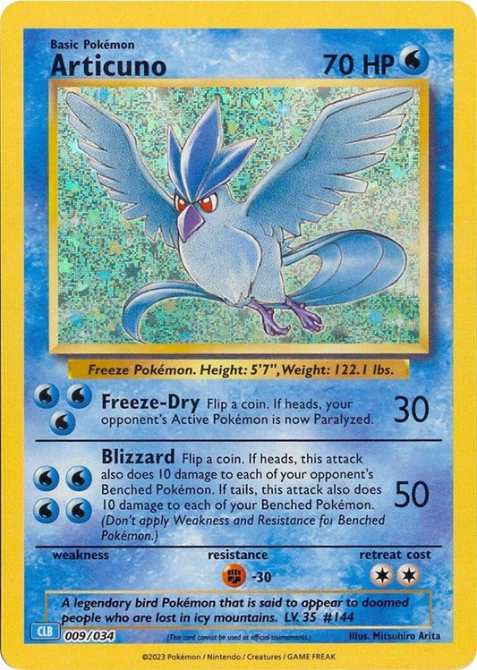 Image for Articuno (009/034) (Trading Card Game Classic) - Pokemon