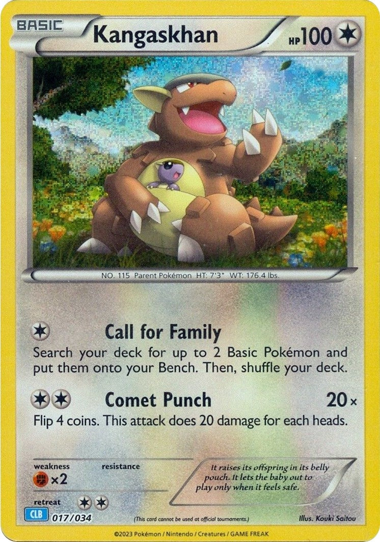 Image for Kangaskhan (017/034) (Trading Card Game Classic) - Pokemon