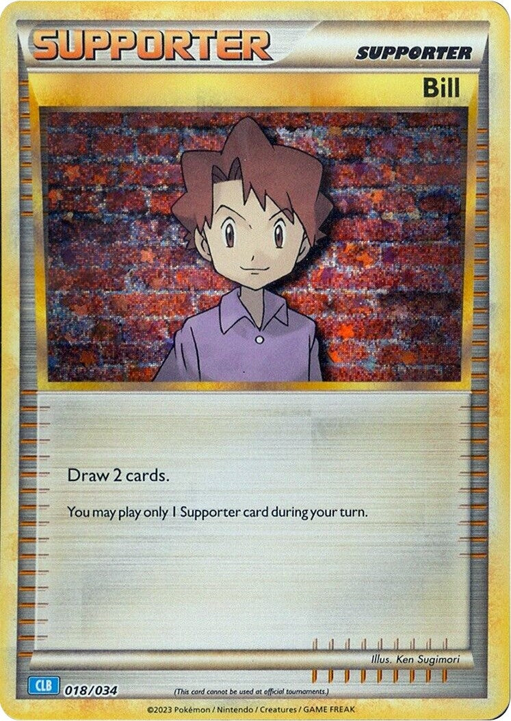 Image for Bill (CLB) (018/034) (Trading Card Game Classic) - Pokemon