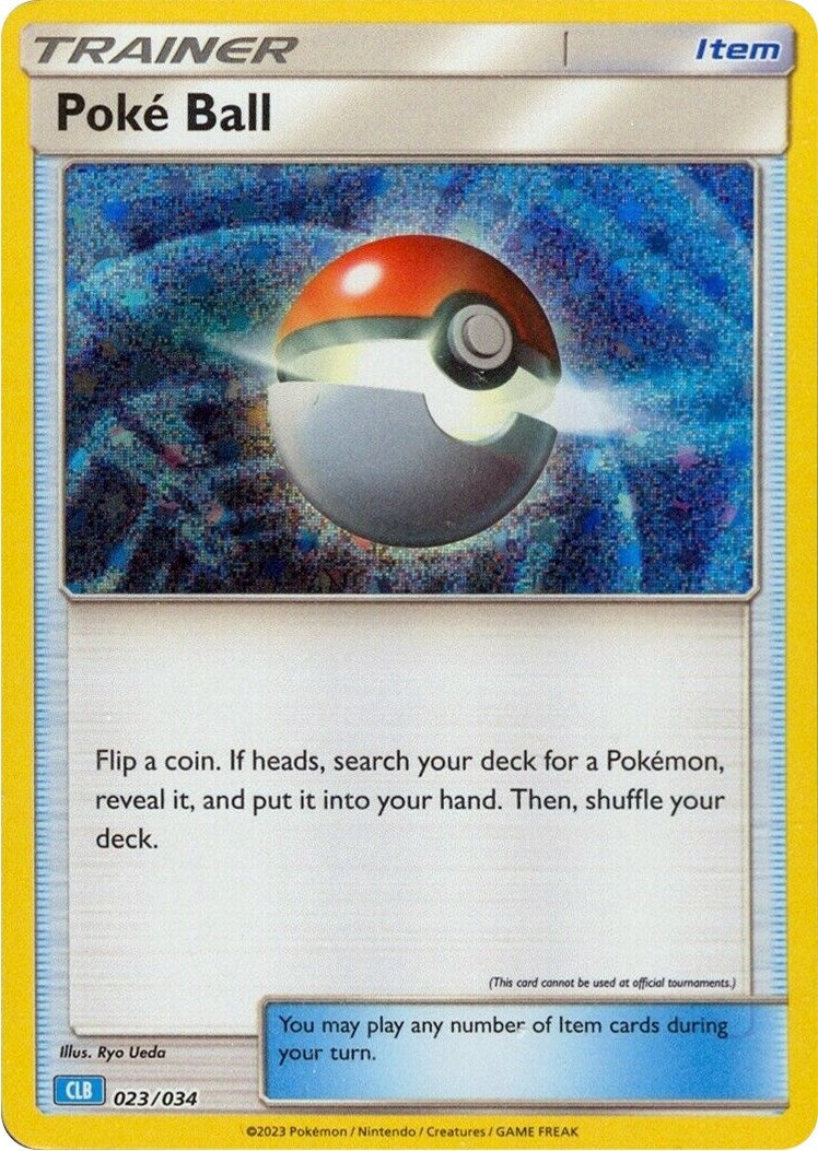 Image for Poke Ball (CLB) (023/034) (Trading Card Game Classic) - Pokemon
