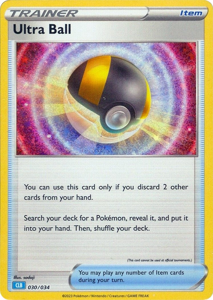 Image for Ultra Ball (CLB) (030/034) (Trading Card Game Classic) - Pokemon